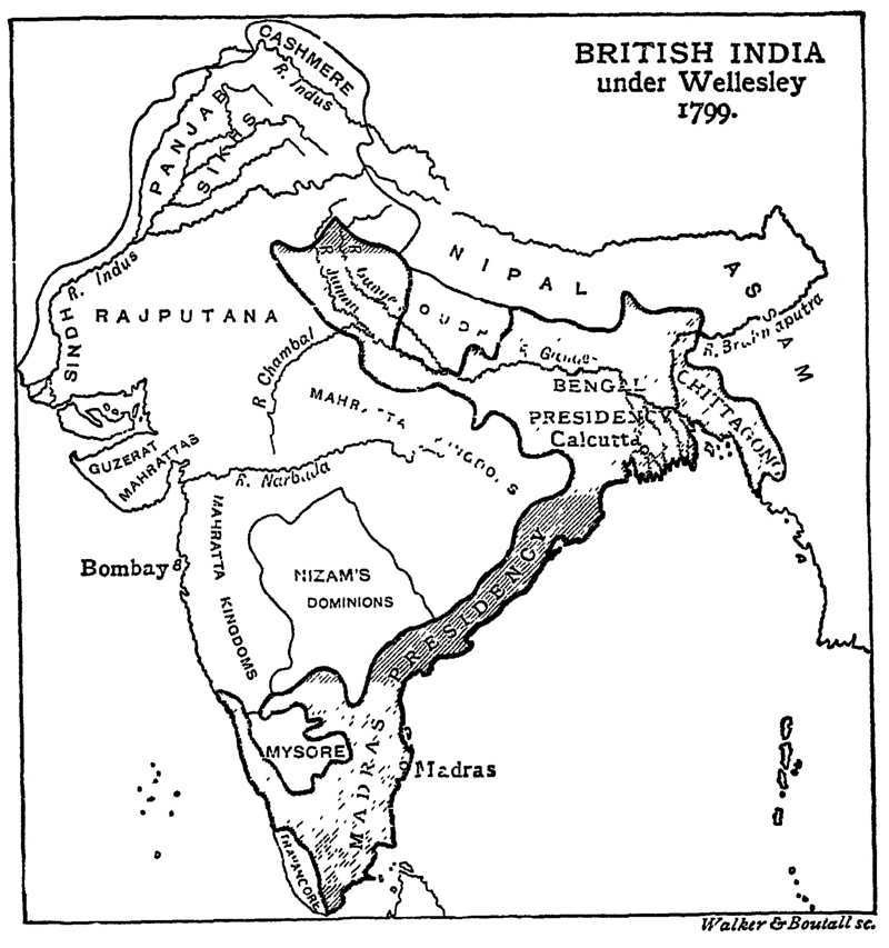 British India under Wellesley 1799