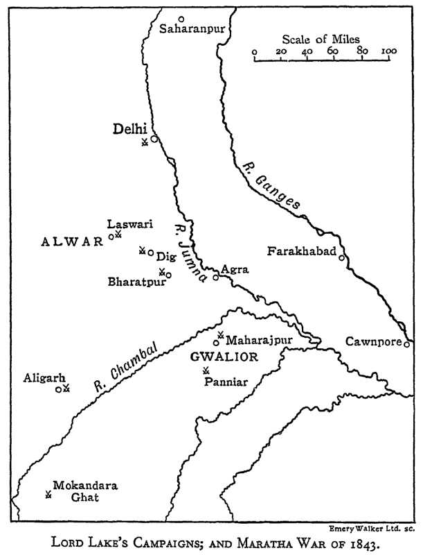 Lord Lake’s Campaigns; and Maratha War of 1843.