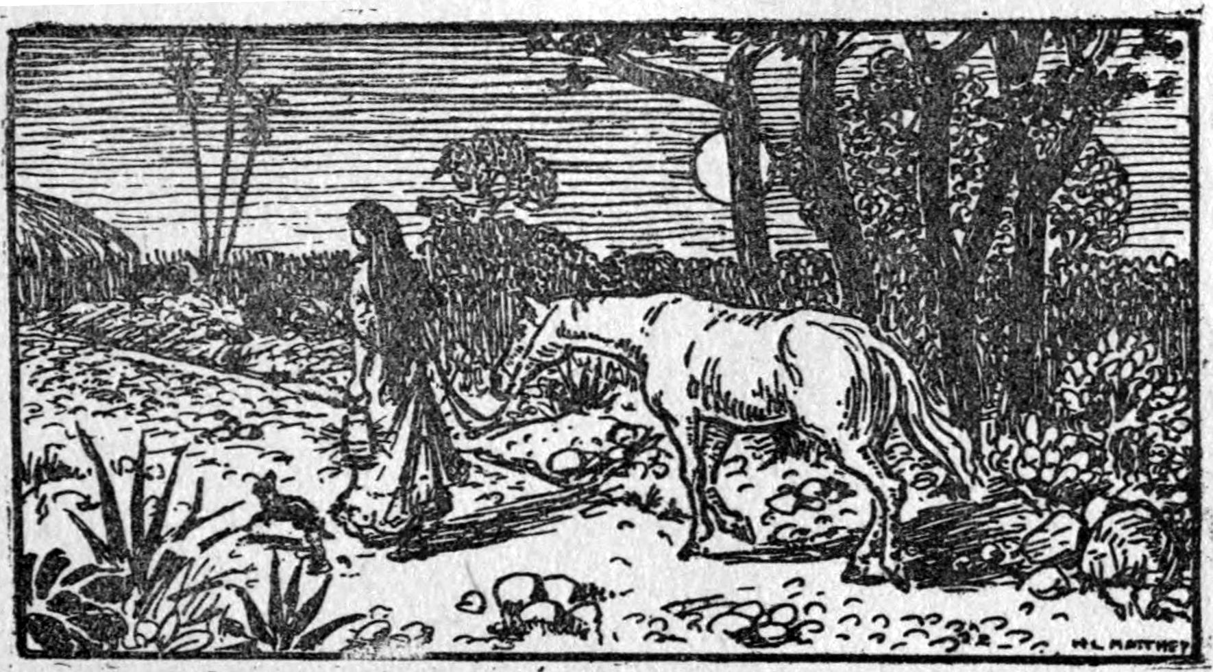 Lady and Horse