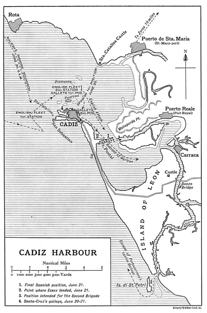 Map of Cadiz