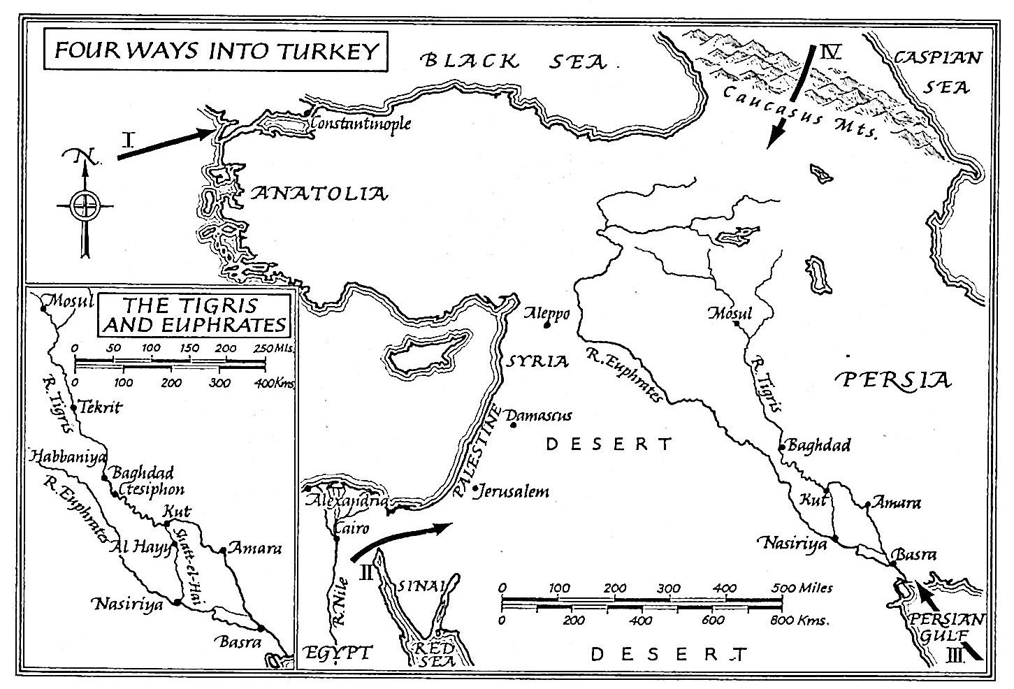 Four Ways into Turkey